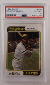 Willie Stargell 1974 PSA VG-EX