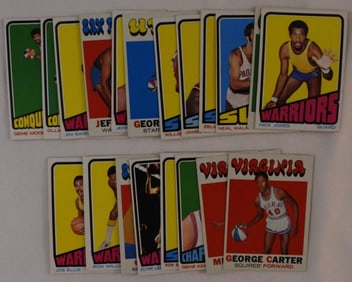 TOPPS 1970s Basketball Card Lot Of 20