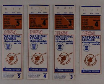1984 National League Championship Tickets