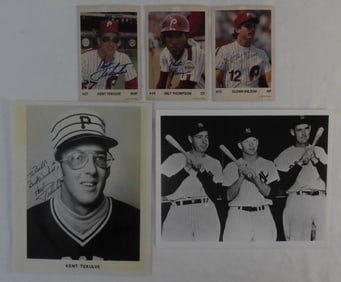 Lot Of Five Vintage Baseball Photos