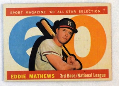 Eddie Mathews Card Number 558