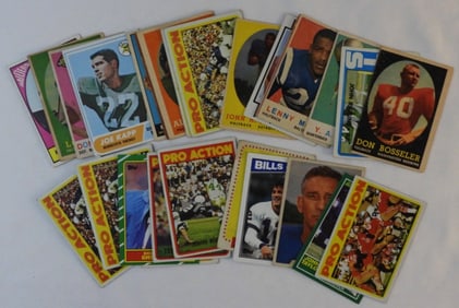 Twenty-Six Topps Football Cards