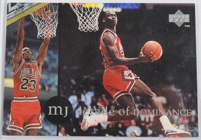 5" x 3 1/2" Michael Jordan Upper Deck Card