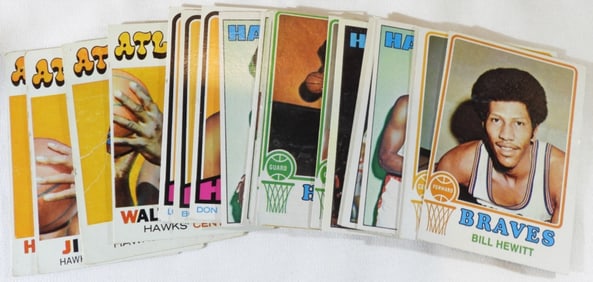 (20) Mixed Lot Of 1960s-70 Basketball Cards
