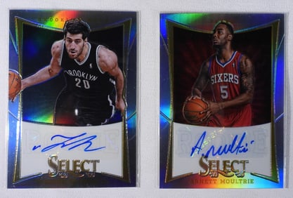2 Autographed NBA Cards