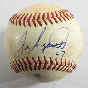Joe Ayrault Autographed Baseball