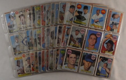 12 Sheets Of Baseball Cards