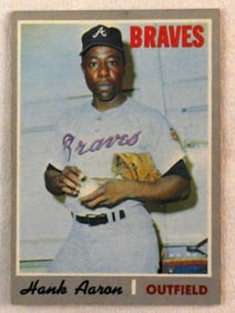 Hank Aaron Topps Card # 500