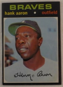 Hank Aaron Topps Card #400