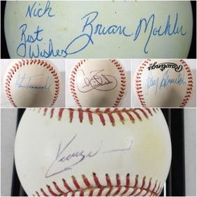 3 Signed Baseballs