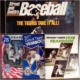 Detroit Tigers Yearbooks 1970s
