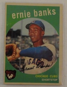 Ernie Banks 1959 TOPPS Baseball Card