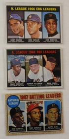 3 TOPPS Leaders Cards