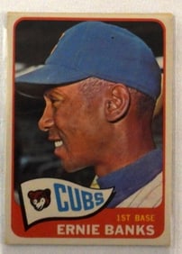 Ernie Banks 1965 TOPPS Baseball Card