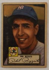 Phil Rizzuto 1952 TOPPS Baseball Card