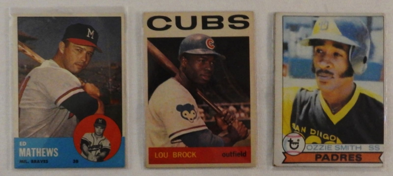 3 TOPPS Baseball Cards (1 of 2)