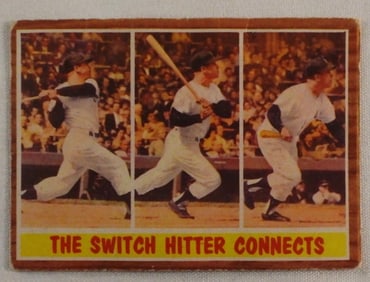 The Switch Hitter Connects TOPPS 1962