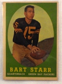 Bart Starr 1958 TOPPS Baseball Card