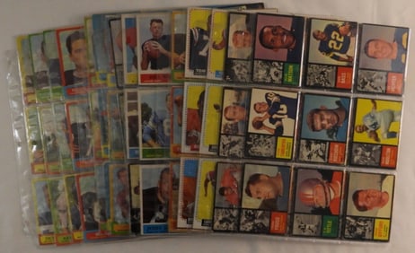 15 Sheets Of Football Cards