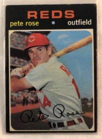 Pete Rose Topps Card 100