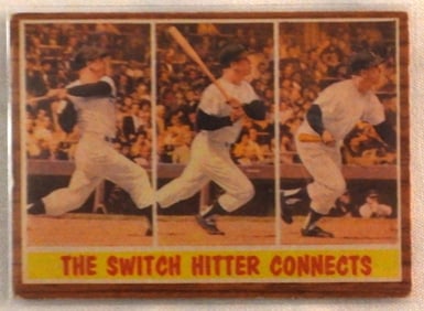 The Switch Hitter Connects Topps Card #318