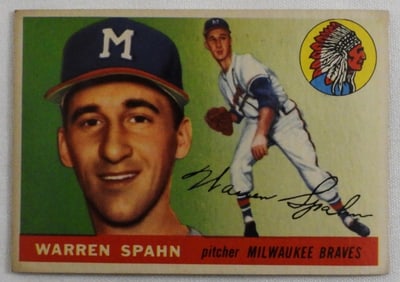 Warren Spahn Topps Card Number 31