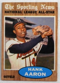 Hank Aaron 1962 TOPPS Baseball Card