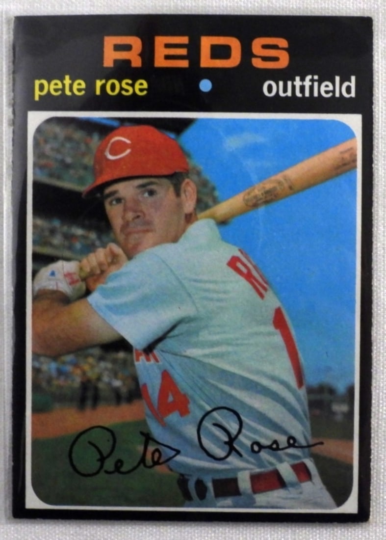 Pete Rose 1971 TOPPS Baseball Card (1 of 2)