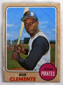 Bob Clemente 1968 TOPPS Baseball Card