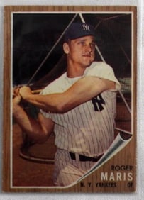 Roger Maris 1962 TOPPS Baseball Card