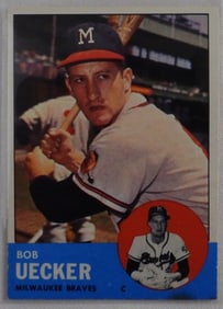 Bob Uecker 1963 TOPPS Baseball Card