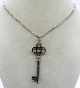 Tiffany & Co Skeleton Key Necklace
