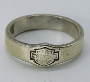 Harley Davidson Sterling Ring