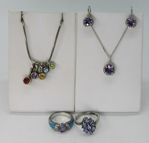Beautiful Amethyst 925 Set & More