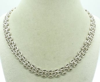 Unique Vintage Sterling Necklace
