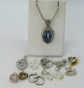 Sterling Pendants & Earrings
