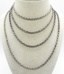 Milor Italy Sterling 58 Inch Chain