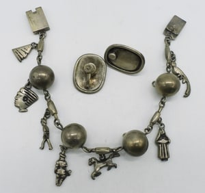 Vintage Mexico 800 Silver Bracelet & More