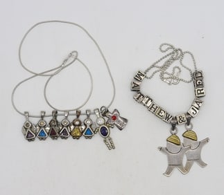 Birthstone Children Pendants 925