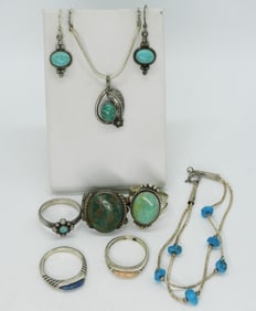 Turquoise Sterling Rings & More
