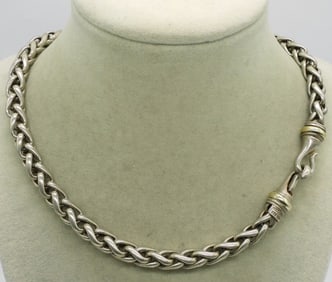 David Yurman Heavy Sterling Chain Necklace