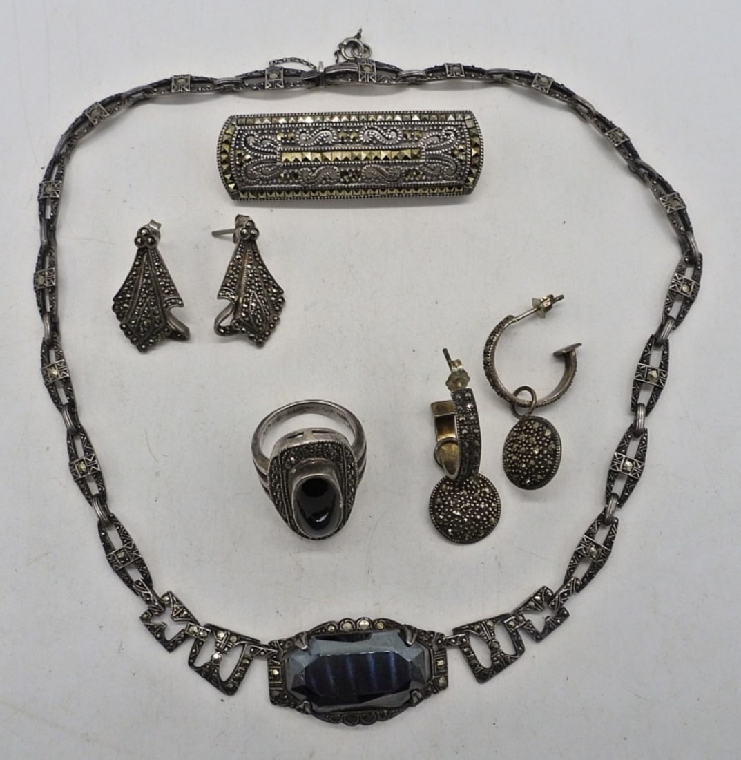 Sterling Marcasite, Hematite & More (1 of 2)