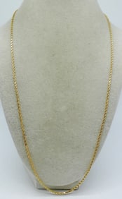18K Yellow Gold 24" Chain / Necklace