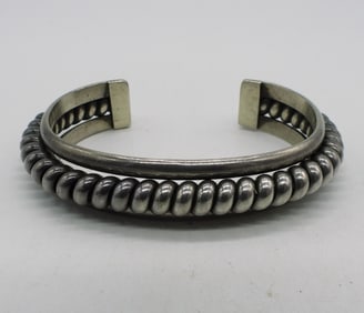 Heavy Sterling Cuff Bracelet