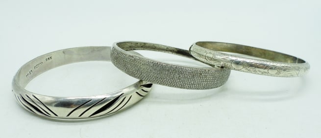 Taxco Sterling Bangle Bracelet & More