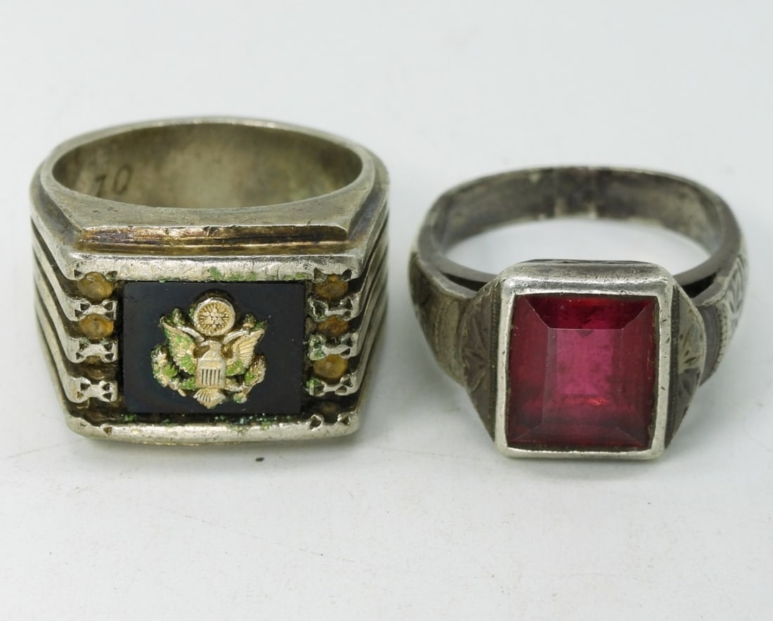 2 Sterling Rings - Men's (1 of 3)