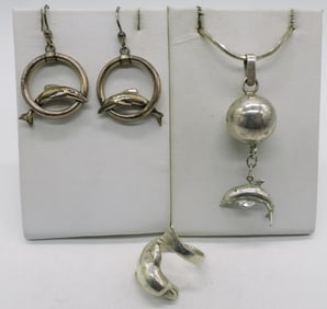 Dolphin 925 Lot, Harmony Ball, Ring +