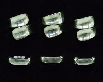 6 Brand New Sterling Rings with Tags