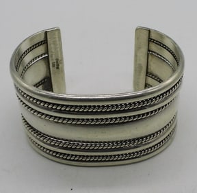 Heavy Sterling Cuff Bracelet