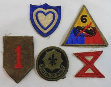 5 U.S. Military Patches